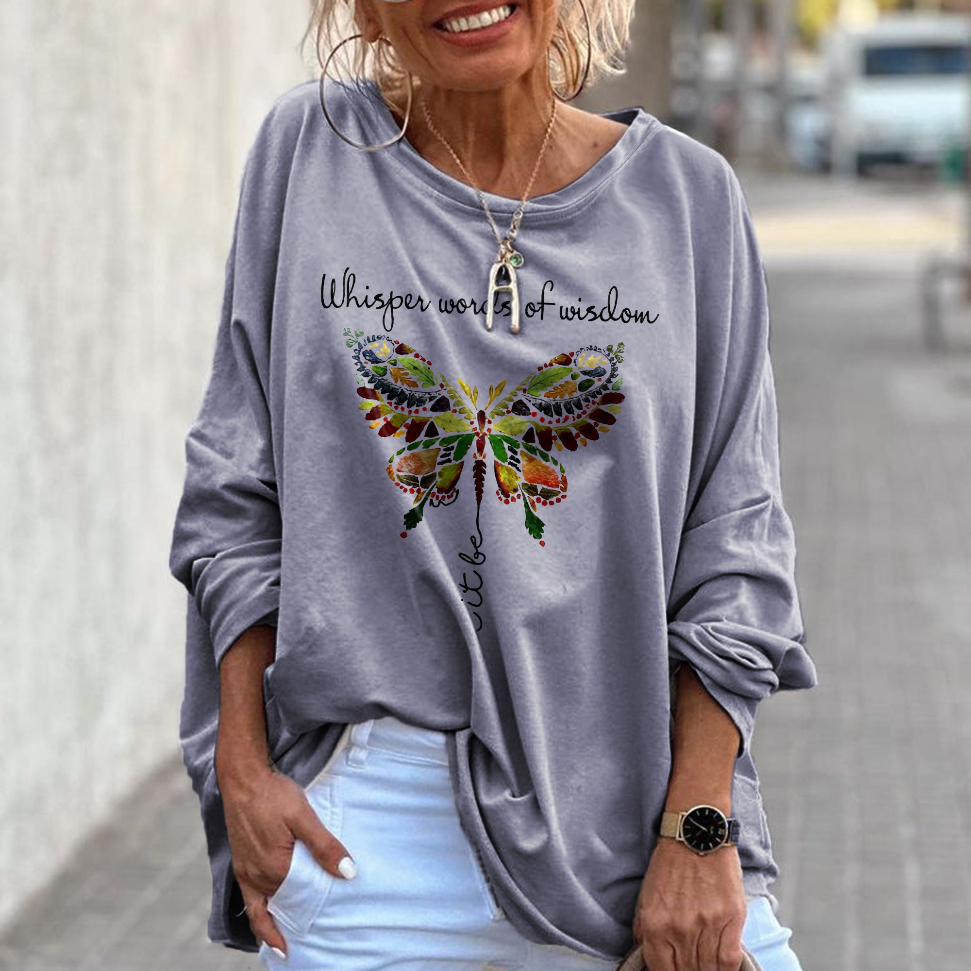 Whisper Words Of Wisdom Let It Be Printed Women's T-shirt