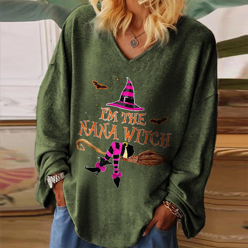 I‘m The Nana Witch Women's Long Sleeves Shirts