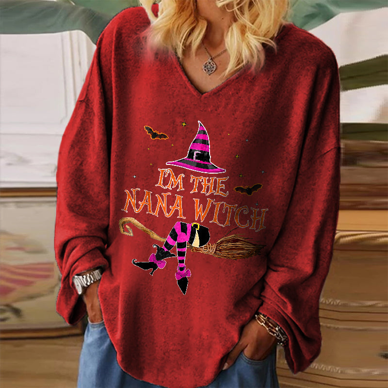 I‘m The Nana Witch Women's Long Sleeves Shirts