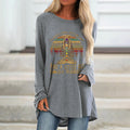I'm Mostly Peace, Love And Light And A Little Go Fxxk Yourself Printed Women's T-shirt