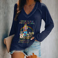 Give Me The Beat And Free My Soul Rainbow Print Long Sleeve Tee