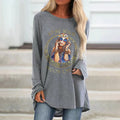 Stay Wild Moon Child Printed Women's Loose T-shirt
