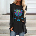 Whisper Words Of Wisdom Print Hippie Loose T-shirt