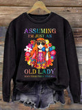 Assuming I'm Just An Old Lady Casual Women's Printed T Shirt
