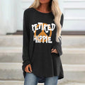 Retired Hippie Printed Women's T-shirt