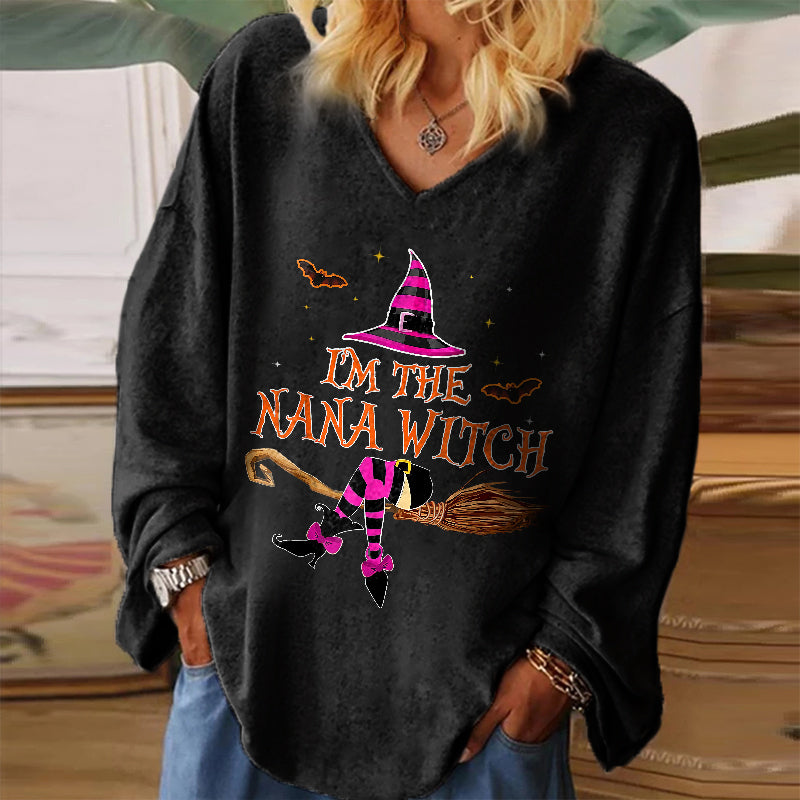 I‘m The Nana Witch Women's Long Sleeves Shirts