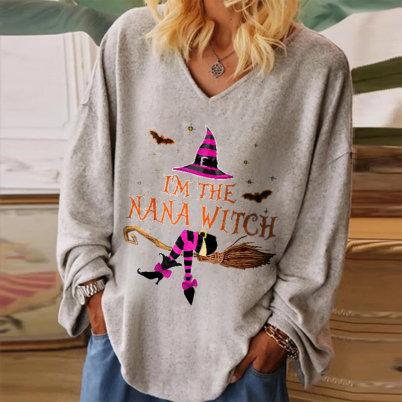 I‘m The Nana Witch Women's Long Sleeves Shirts