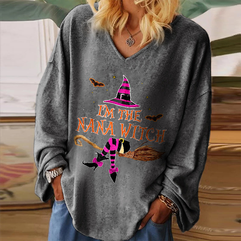 I‘m The Nana Witch Women's Long Sleeves Shirts