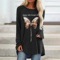 Courage. Faith. Strength. Hope Printed Loose Women's T-shirt