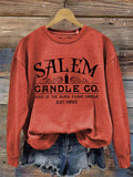 Women's Halloween Salem Candle Co. Casual 1693 Shirt